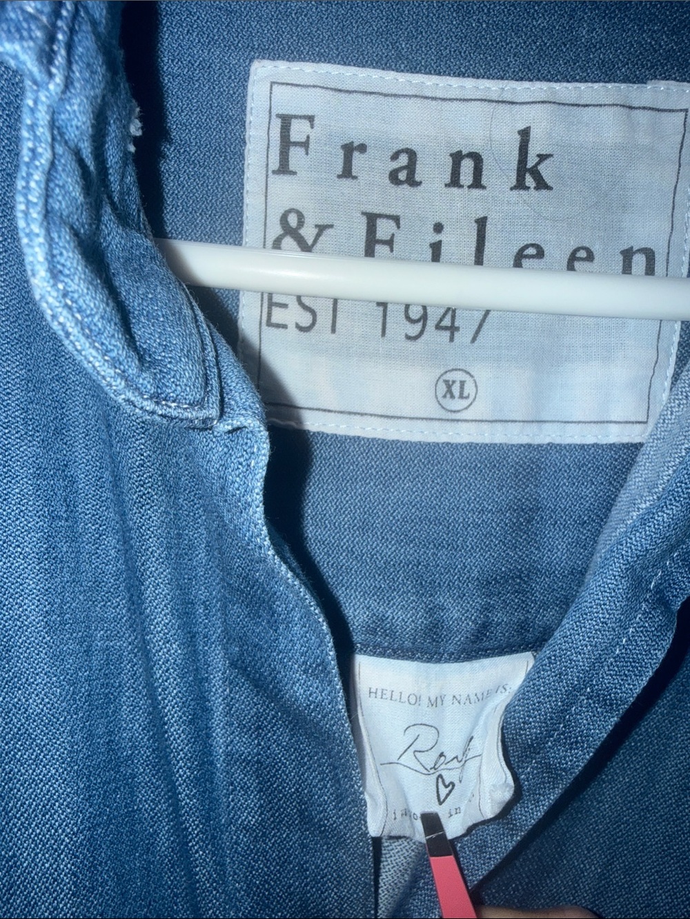Frank & Eileen-Rory dress-size xl-famous denim - Picture 3 of 8